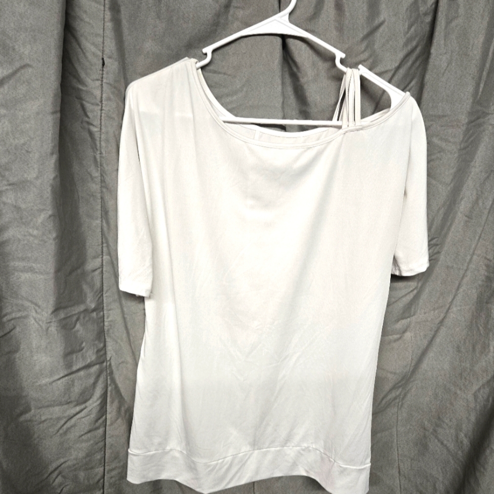 Cute white maternity shirt
